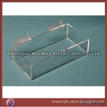 Clear High Grade Wall Mounted Acrylic Tray